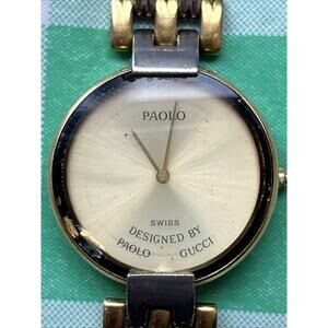 Paolo Gucci Two Tone Quartz Watch